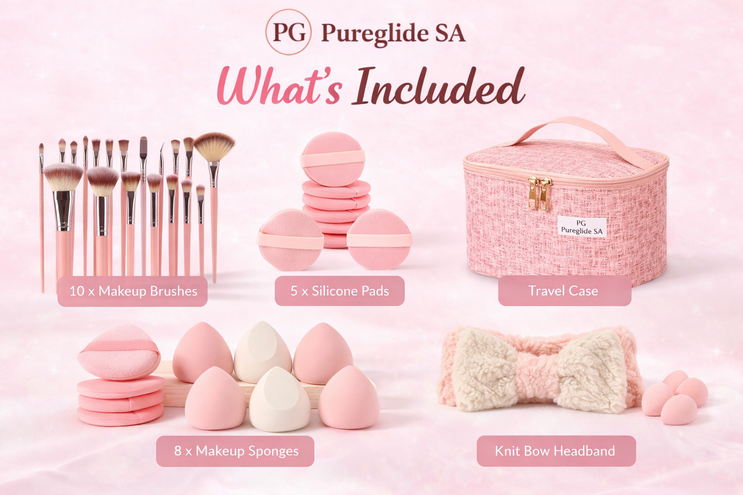 Makeup Brush Set (41pc with Travel Case)