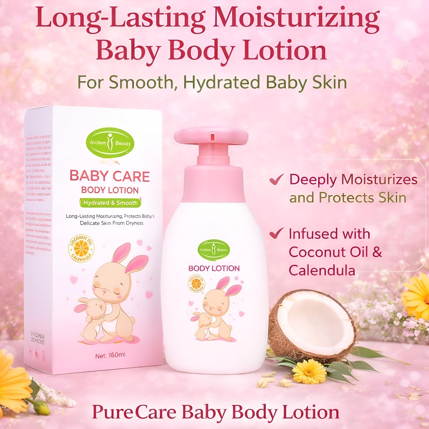 Baby Care Body Lotion Pink