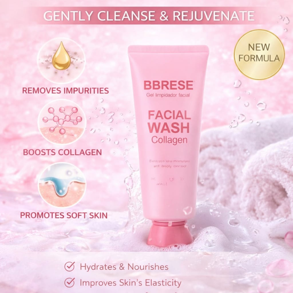 BBROSE Collagen Facial Wash