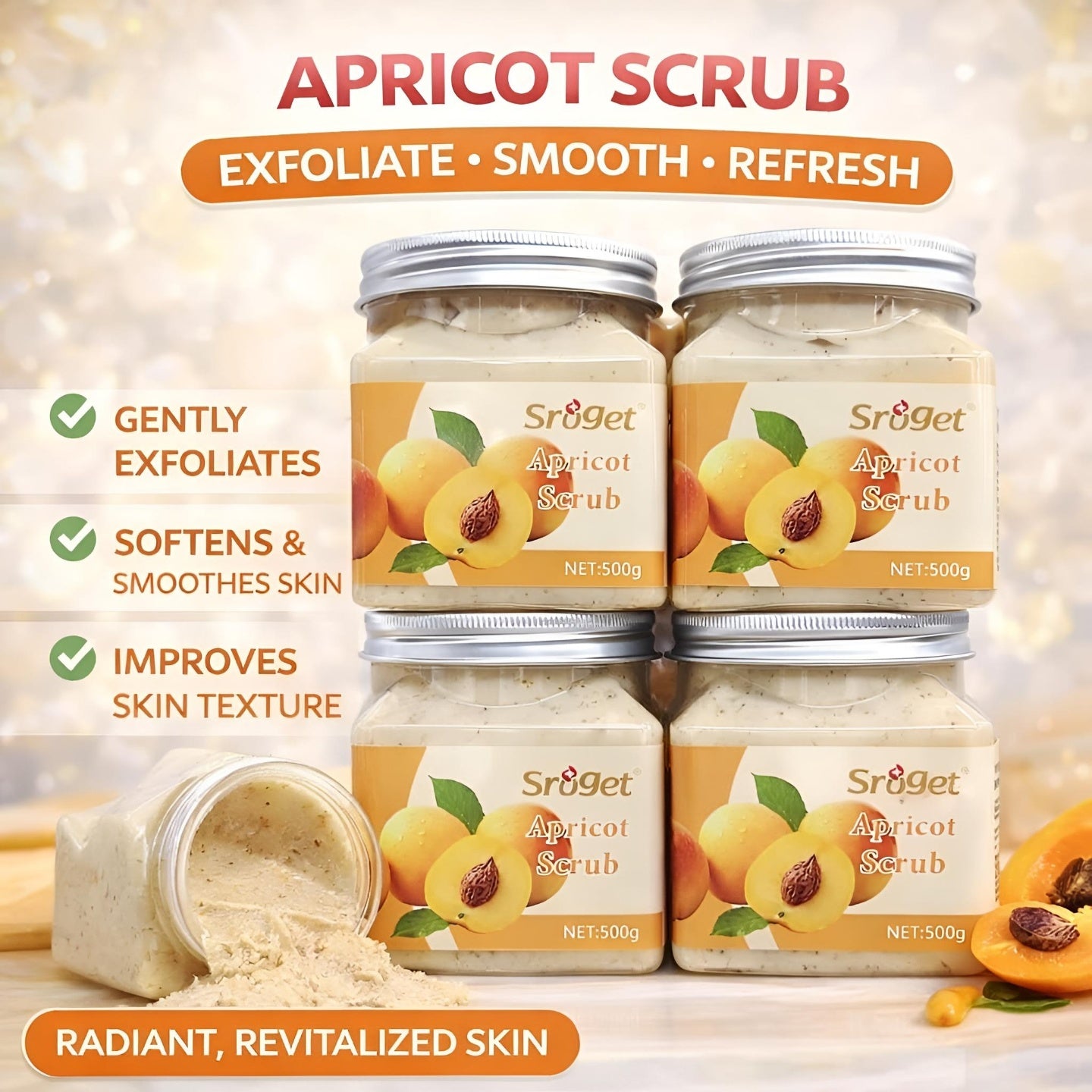 Apricot Body Scrub.