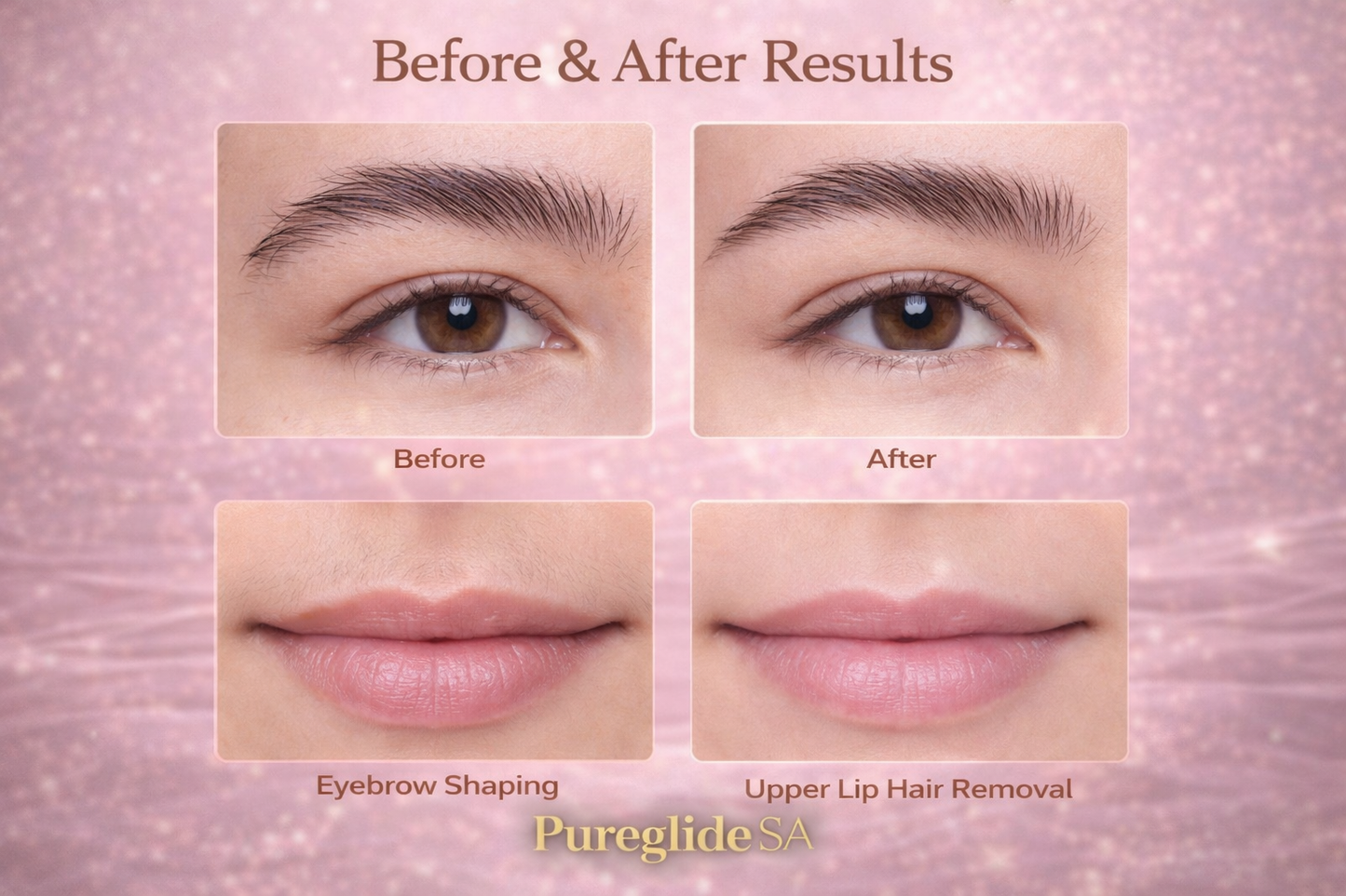 Pureglide SA 2-in-1 Rechargeable Eyebrow & Facial Hair Remover | Precision Electric Trimmer