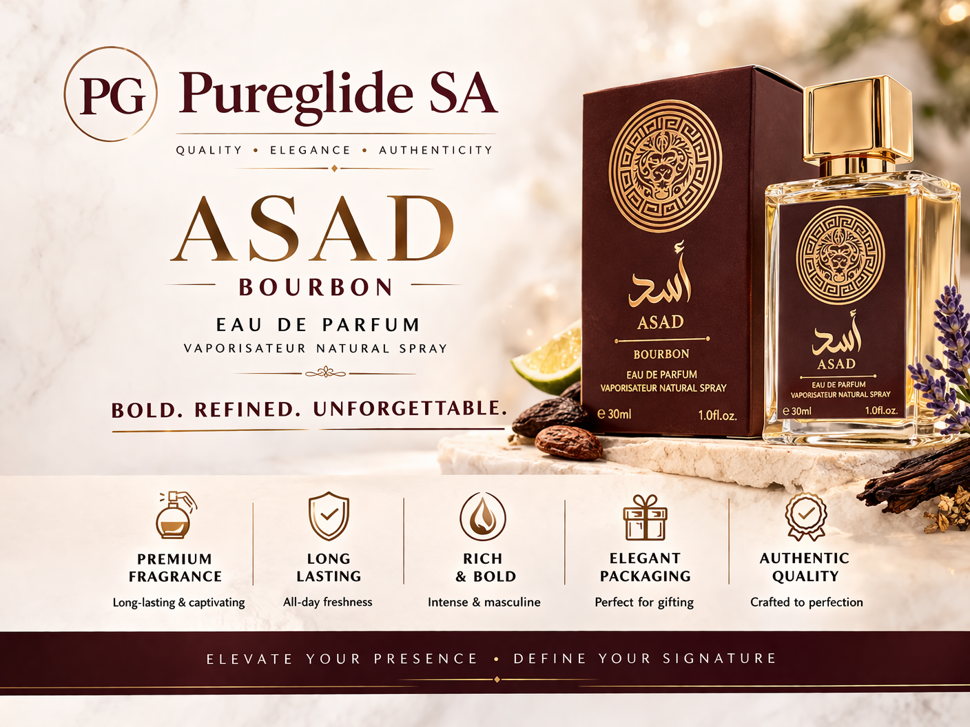 ASAD Bourbon Perfume (30ml)