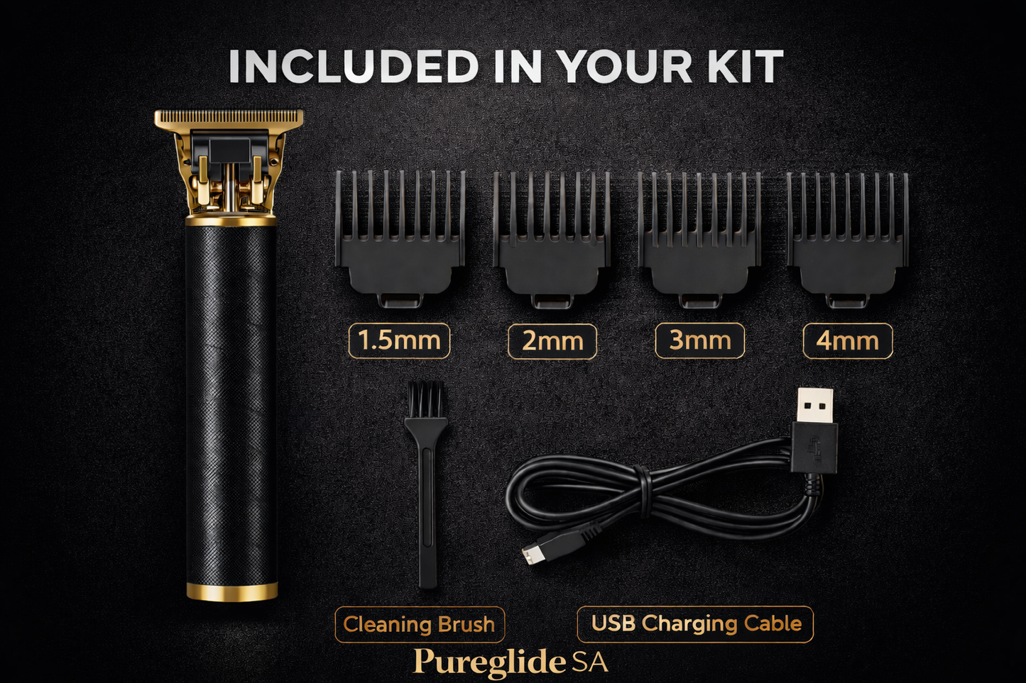 Professional T9 Hair Trimmer (USB Rechargeable)