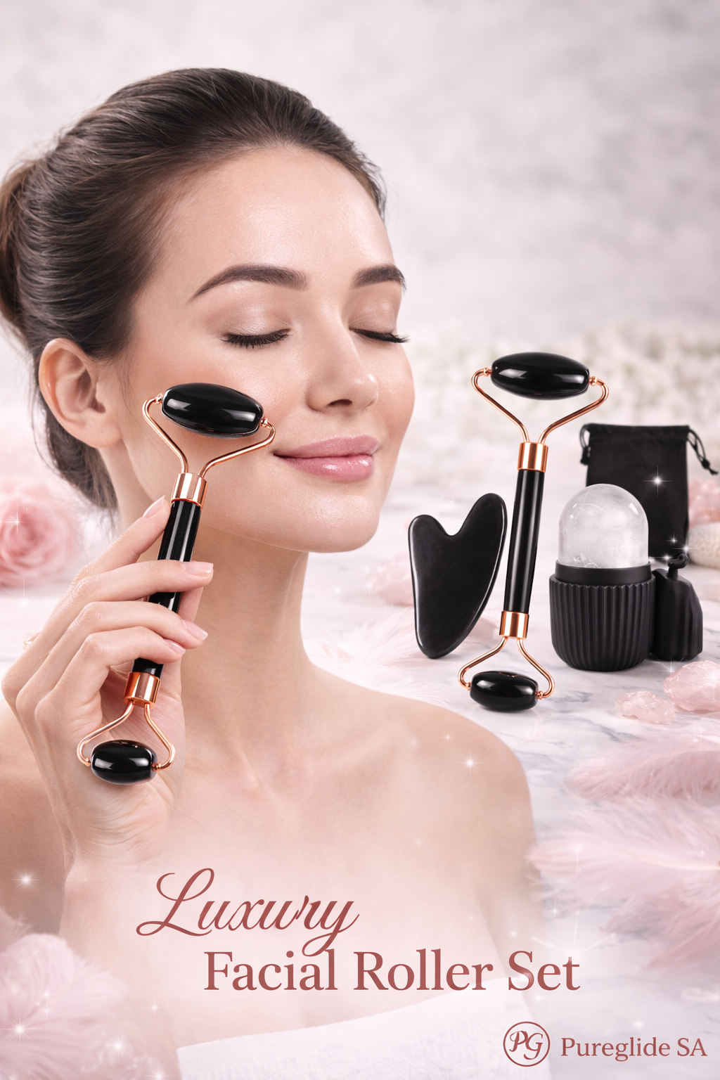 Facial Roller & Gua Sha Set