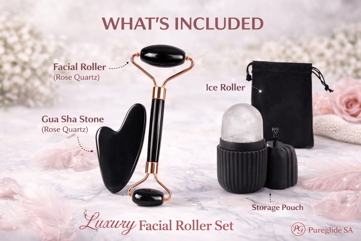 Facial Roller & Gua Sha Set