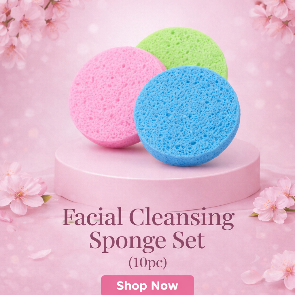 Facial Cleansing Sponge Set (10pc)