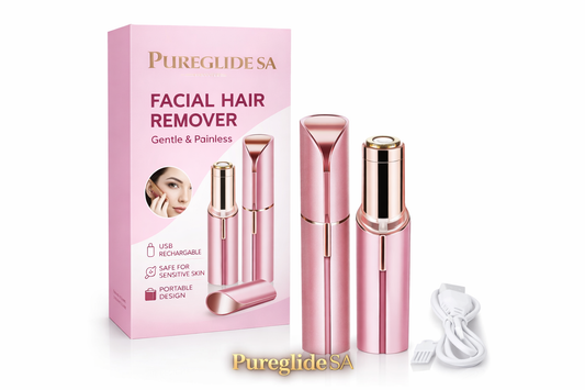Pureglide SA 2-in-1 Rechargeable Eyebrow & Facial Hair Remover | Precision Electric Trimmer