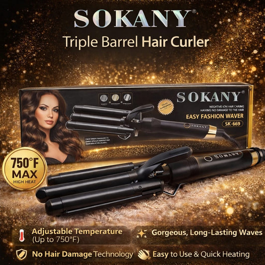 Triple Barrel Hair Waver