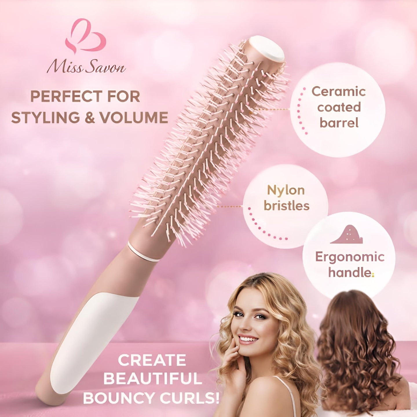 Volume Boost Round Brush.